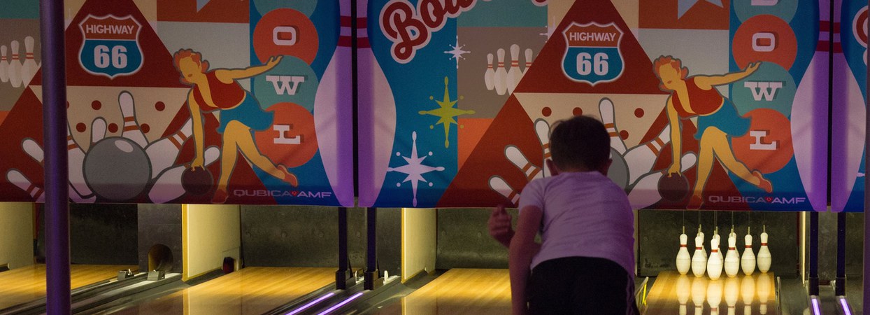 Felixstowe Pier Highway66 mini bowling QubicaAMF